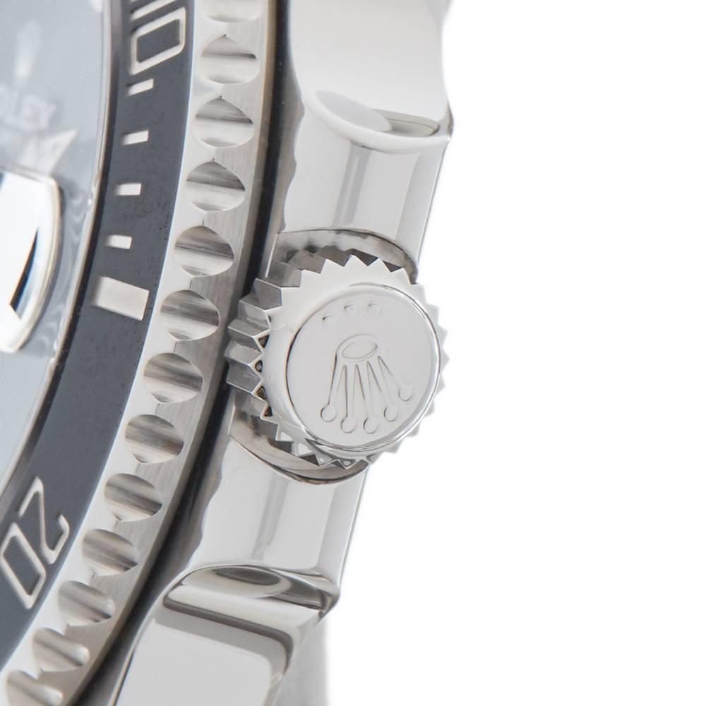 Women's or Men's Rolex Stainless Steel Submariner Date Automatic Wristwatch Ref 116610LN, 2016