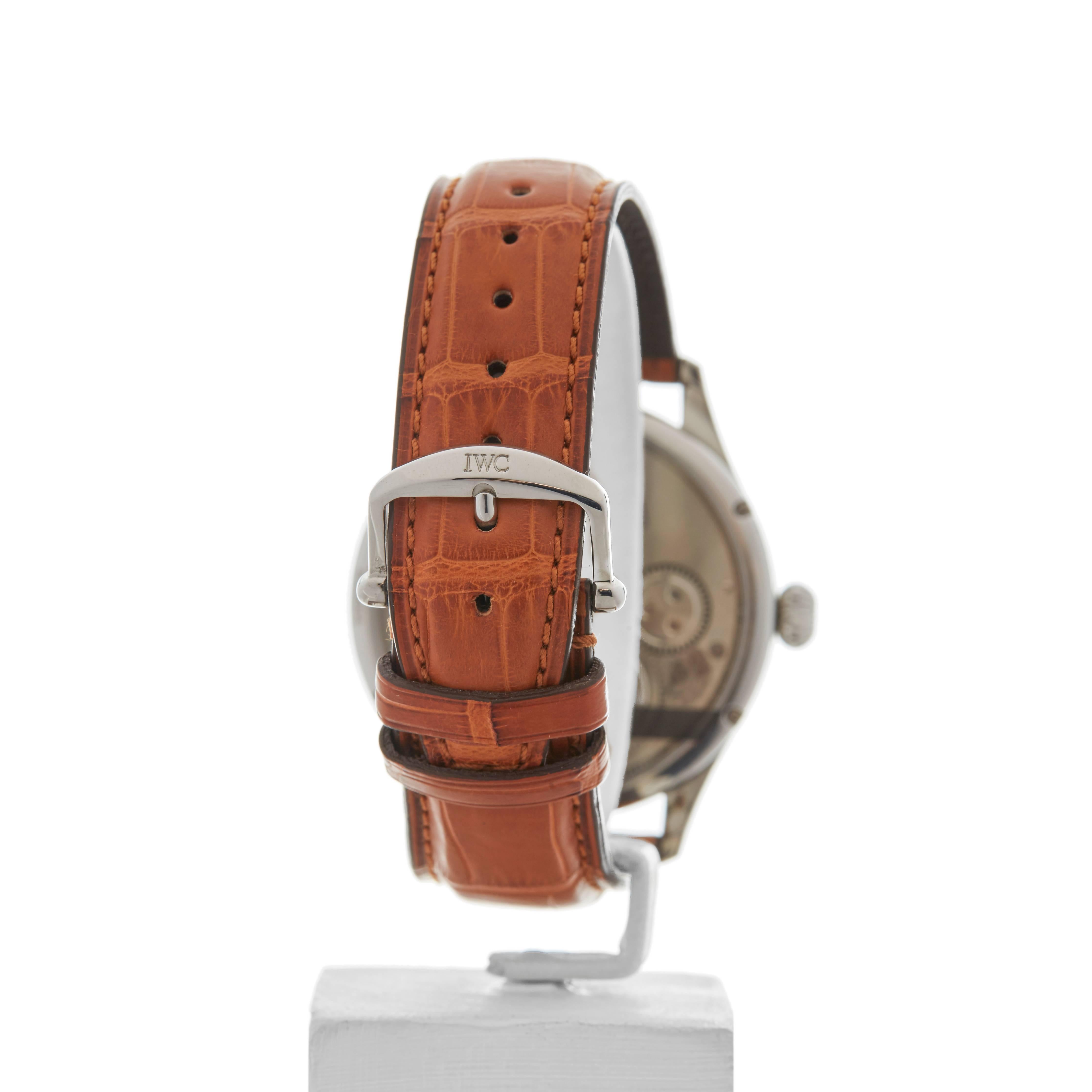 IWC Stainless Steel Portuguese FA Jones Mechanical Wristwatch Ref W544203, 2005 3