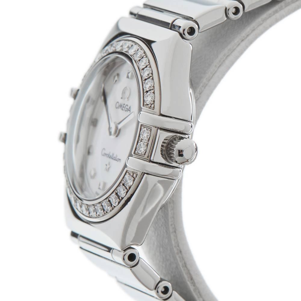 Women's Omega Ladies Stainless Steel Constellation My Choice Quartz Wristwatch, 1998