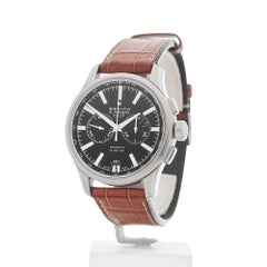 Zenith Stainless Steel El Primero Pilot Chronograph Automatic Wristwatch, 2010s