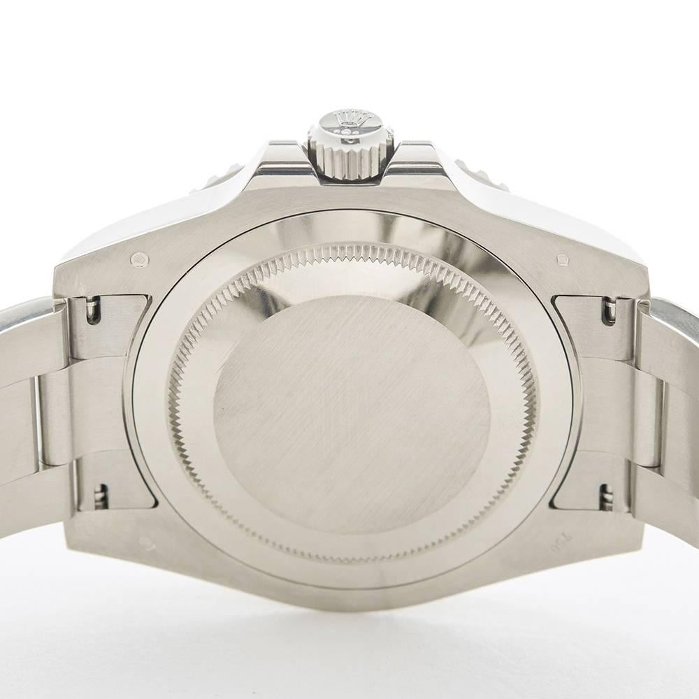 Rolex White Gold GMT Master II Pepsi Automatic wristwatch Ref W4193 2