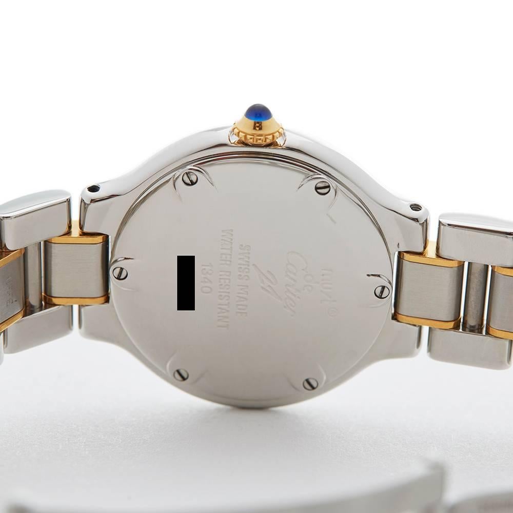Cartier Ladies Yellow Gold Stainless Steel Must de Cartier 21 Quartz Wristwatch 4