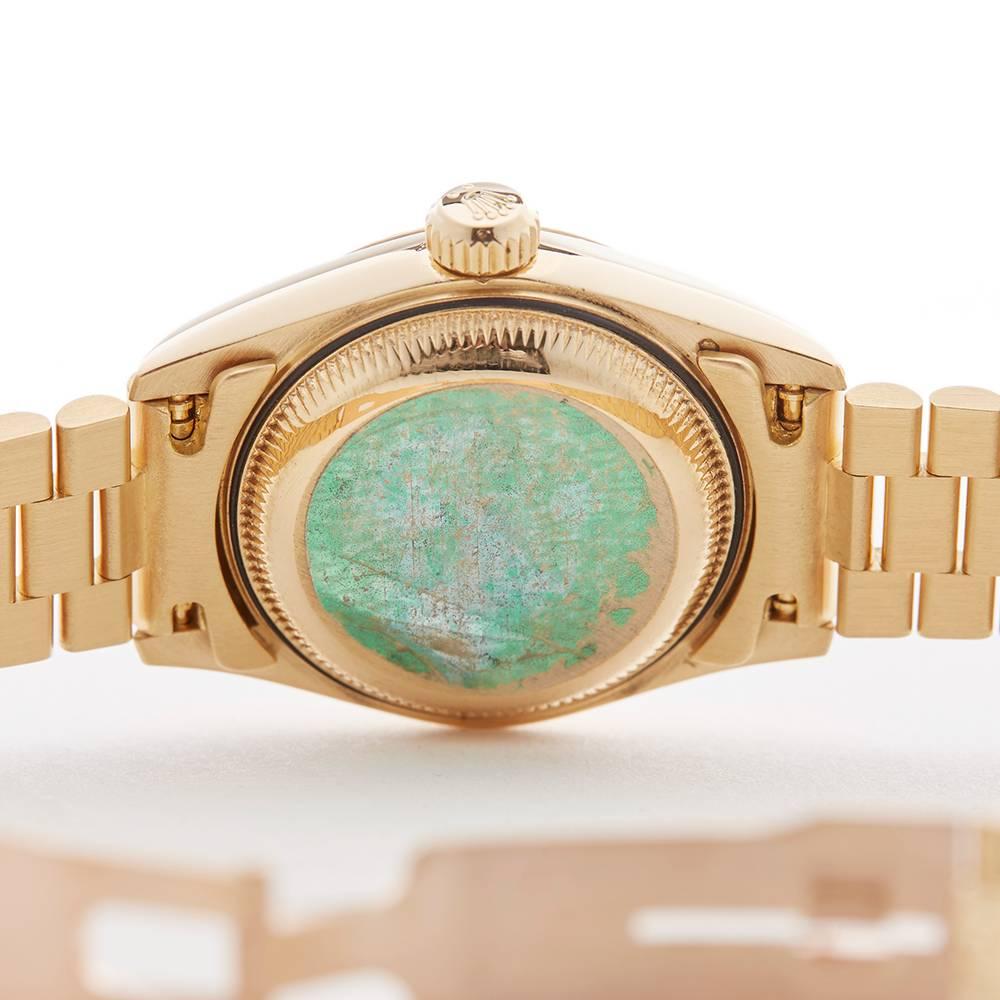 Rolex Ladies Yellow Gold Datejust Automatic Wristwatch Ref 79178, 2001 5