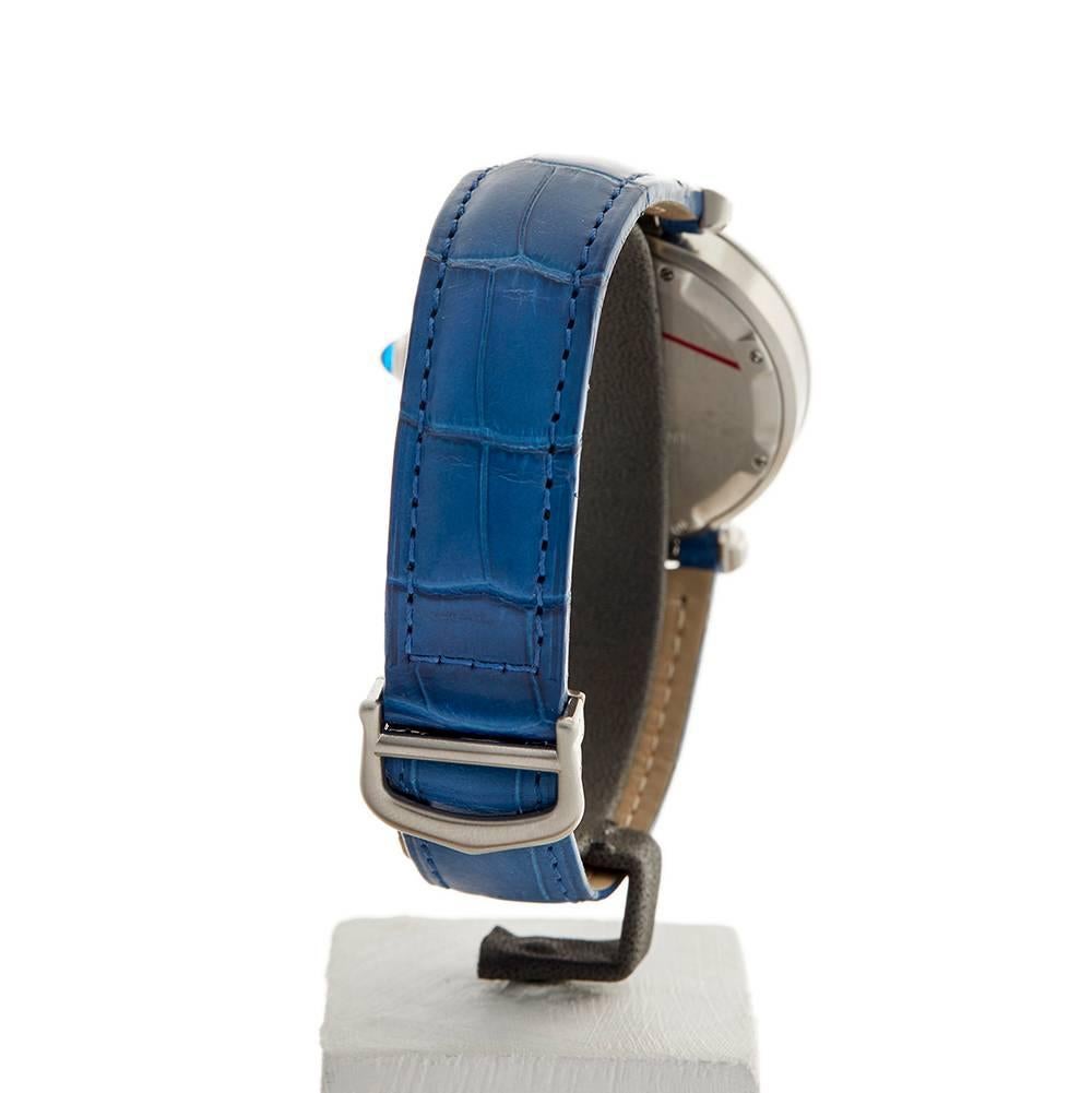 Men's Cartier Stainless Steel Pasha De Cartier Chronoreflex Quartz Wristwatch Ref 1352