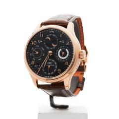 IWC Roségold Portugiesische Ewiger Kalender Automatik-Armbanduhr, 2008