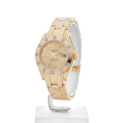 Rolex Ladies Yellow Gold Pearlmaster Automatic Wristwatch Ref 69318, 1995