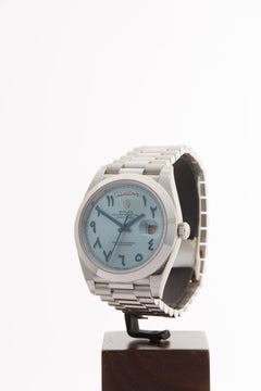 Rolex Platinum Day-Date Arabic Dial Automatic Wristwatch Ref 228206, 2017