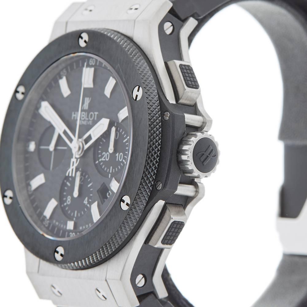 Men's Hublot Stainless Steel Big Bang Automatic Wristwatch, 2013