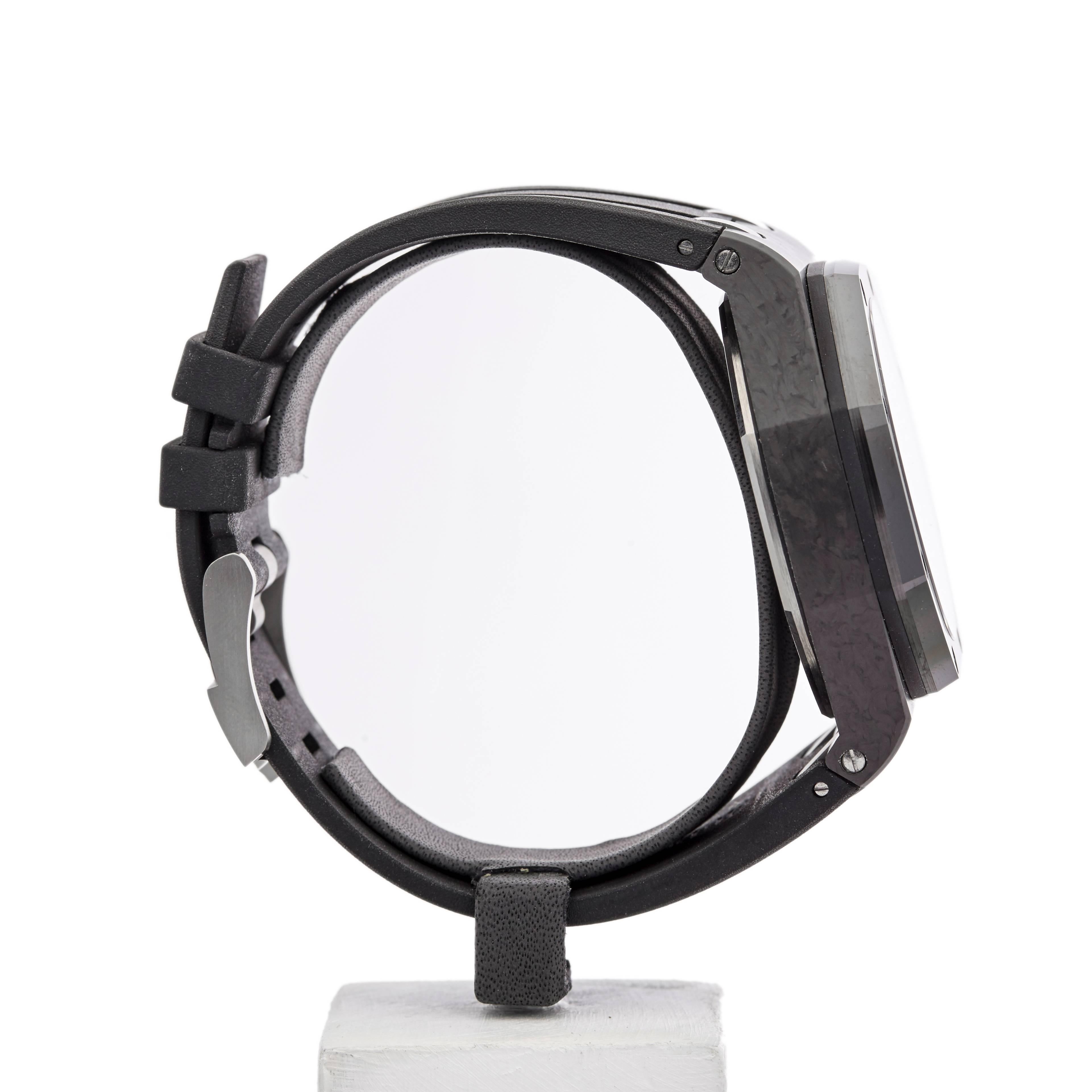 Audemars Piguet Ceramic Carbon Royal Oak Offshore Automatic Wristwatch, 2015 2