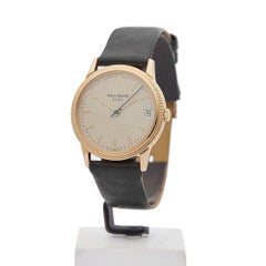 Patek Philippe Yellow Gold Calatrava Automatic Wristwatch Ref 3802, 1983