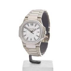 Patek Philippe Ladies White Gold Nautilus Quartz Wristwatch, 2010
