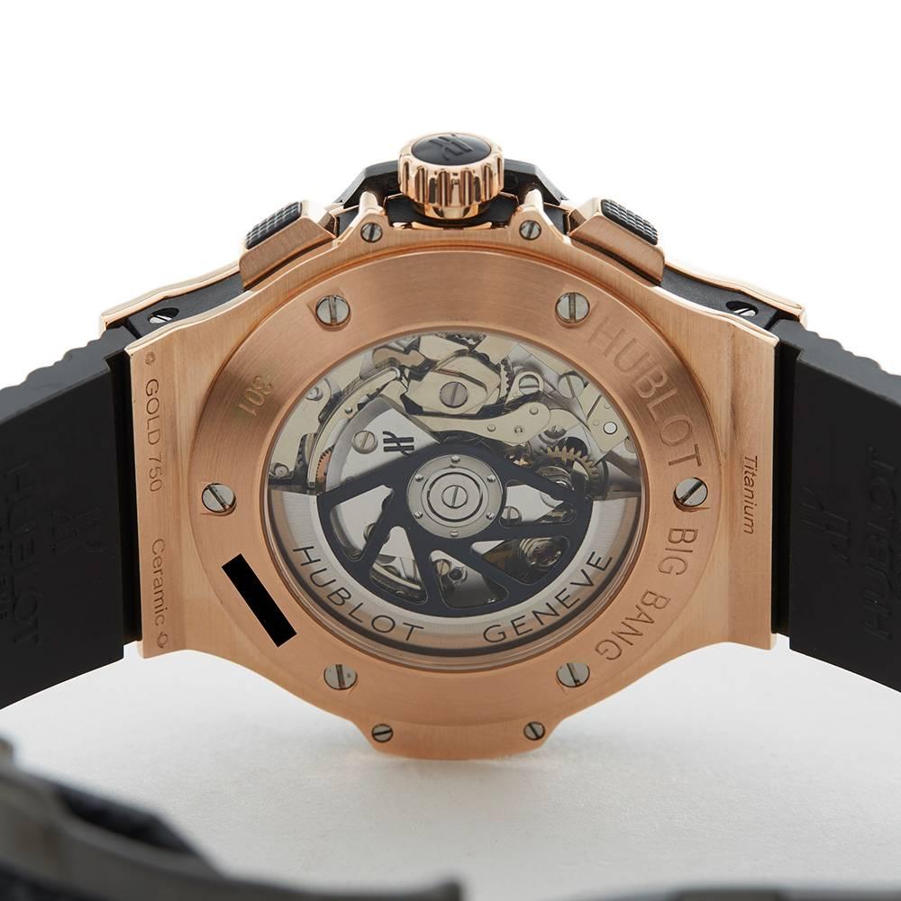 Hublot Titanium Yellow Gold Big Bang Chronograph Automatic Wristwatch 3