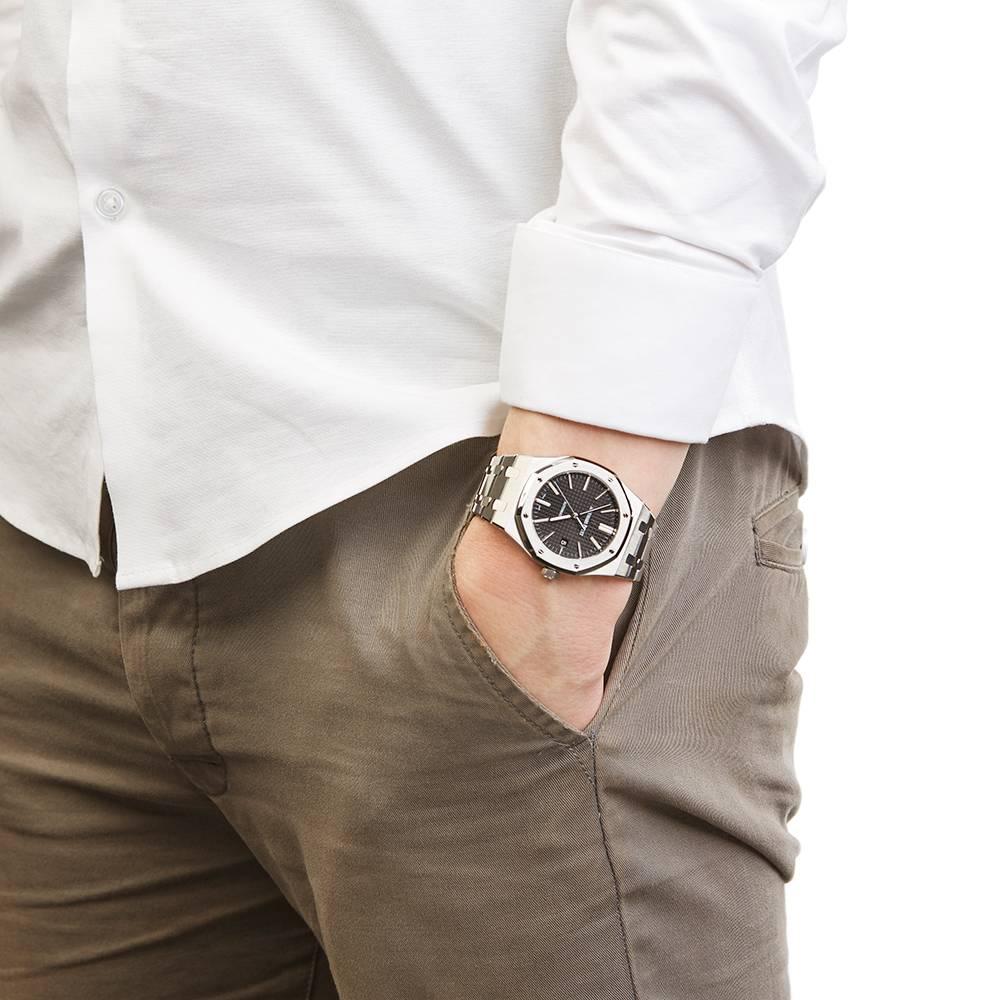 Audemars Piguet Royal Oak Stainless Steel Automatic Wristwatch, 2014 5