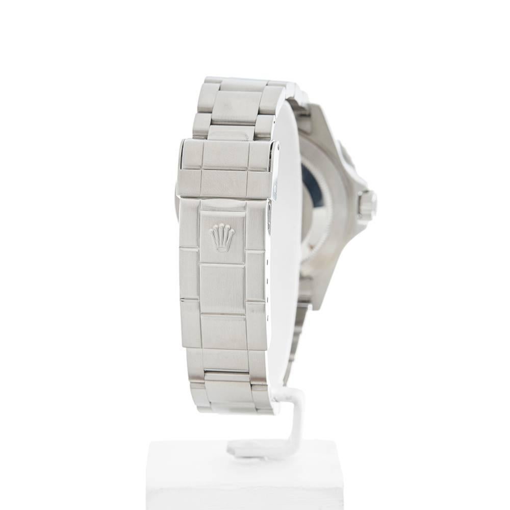 Men's Rolex Stainless Steel Submariner Date Anniversary Kermit Automatic Wristwatch 