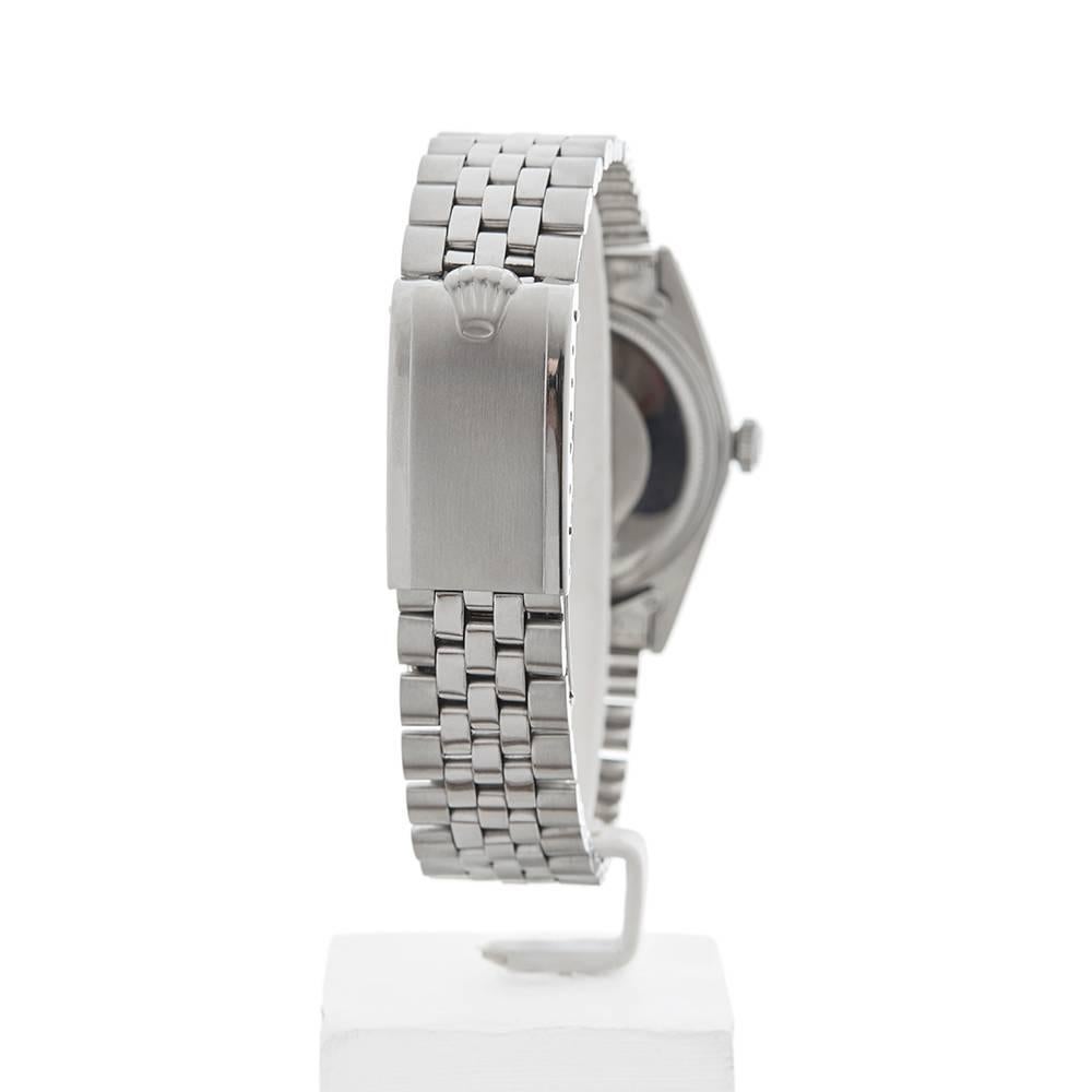 Rolex Stainless Steel Datejust Automatic Wristwatch Ref 1603, 1971 3
