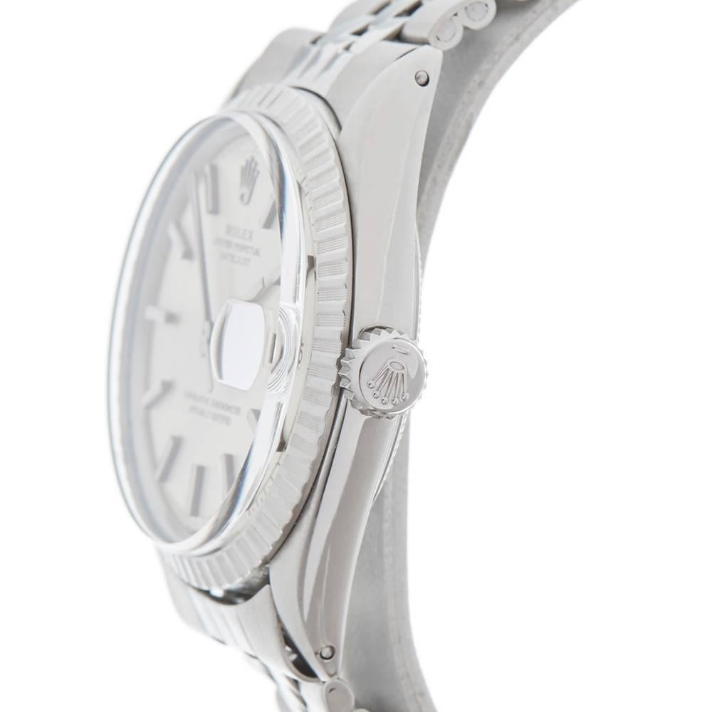Men's Rolex Stainless Steel Datejust Automatic Wristwatch Ref 1603, 1971
