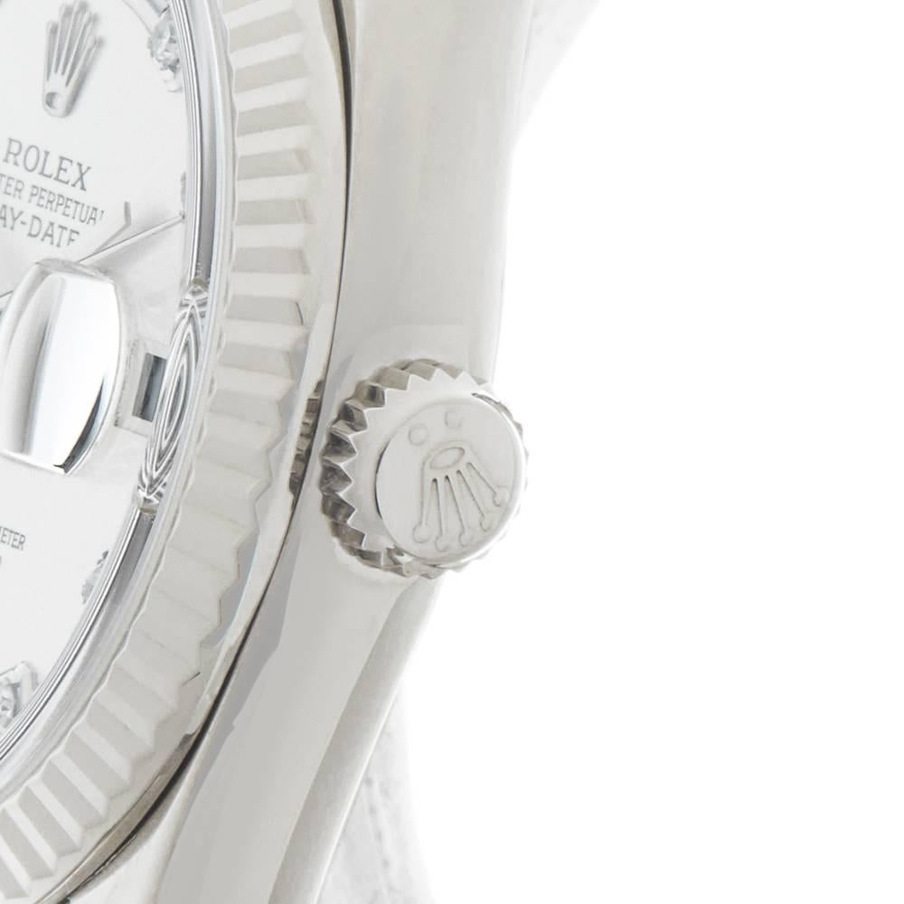 Men's Rolex White Gold Day-Date Automatic wristwatch ref 118239, 2003
