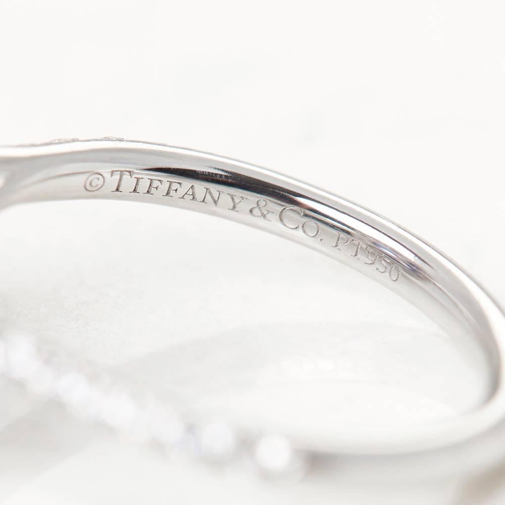 Tiffany & Co. Platinum Tanzanite Soleste Ring In Good Condition In Bishop's Stortford, Hertfordshire