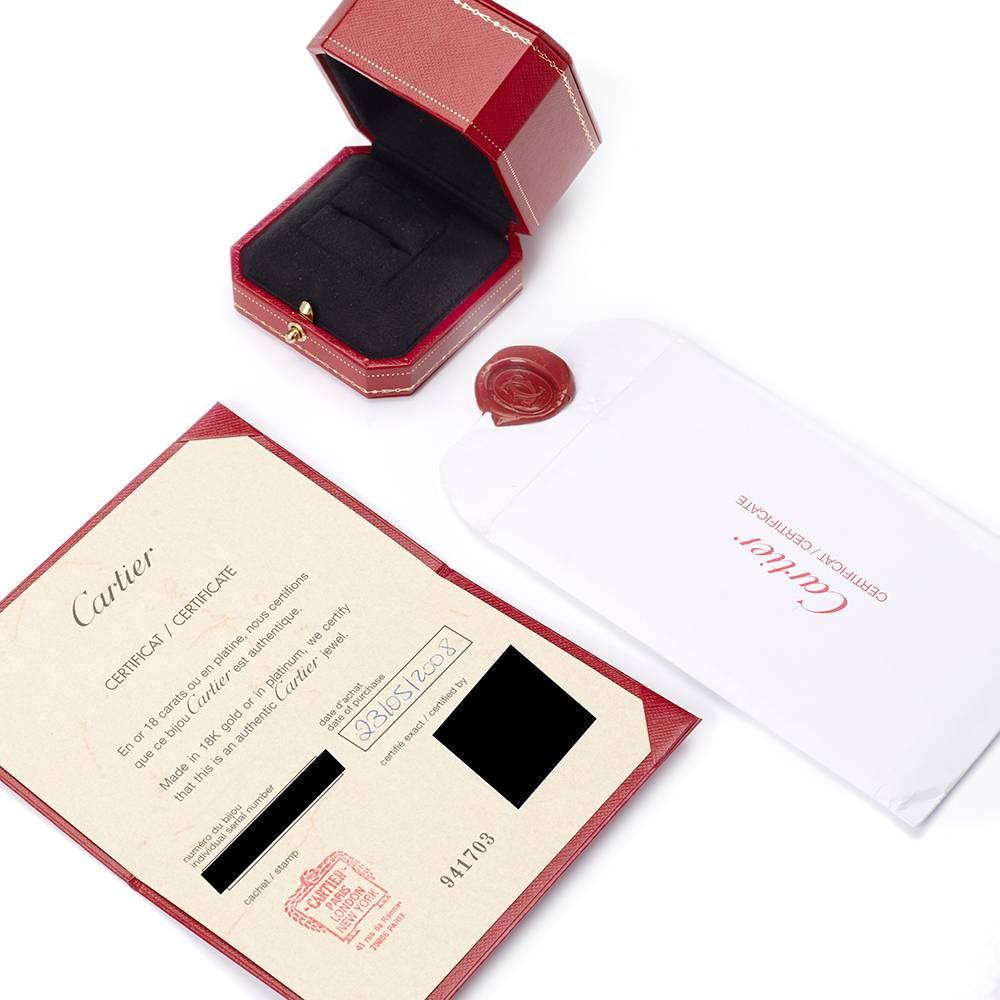 Cartier GIA Certified Diamond Platinum Engagement Ring 4