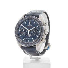 Omega Stainless Steel Speedmaster Moonphase Chronograph Wristwatch, 2017