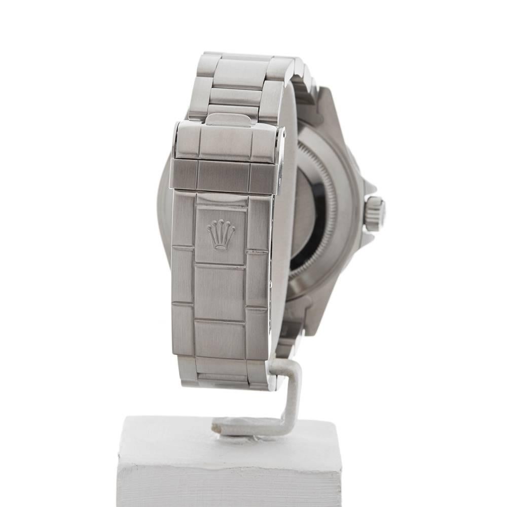 Rolex Stainless Steel Submariner Automatic Wristwatch Ref 16610, 1991 3