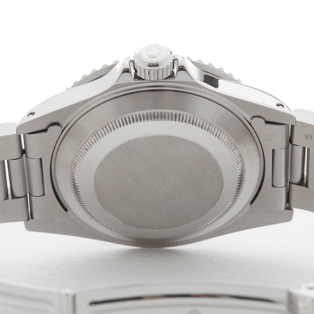 Rolex Stainless Steel Submariner Automatic Wristwatch Ref 16610, 1991 4