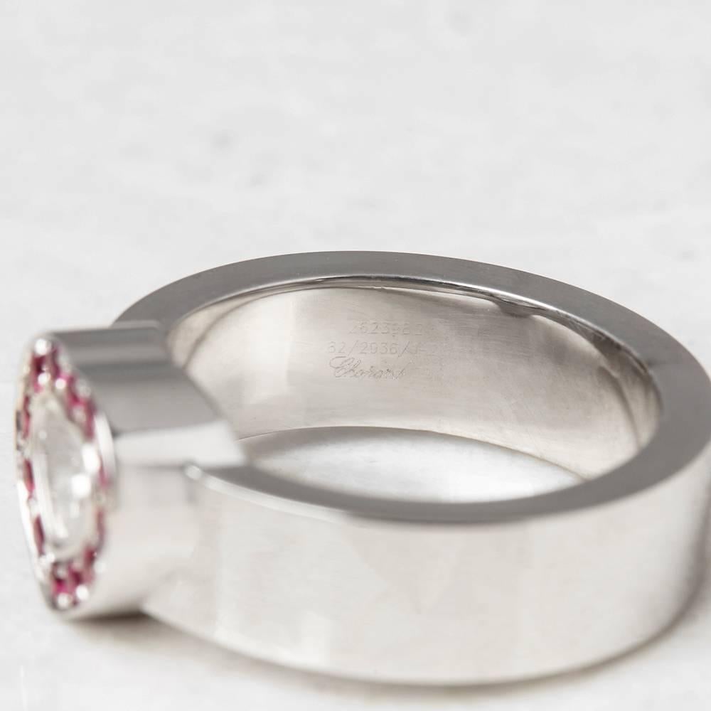 Chopard Ruby Happy Diamonds Ring 1