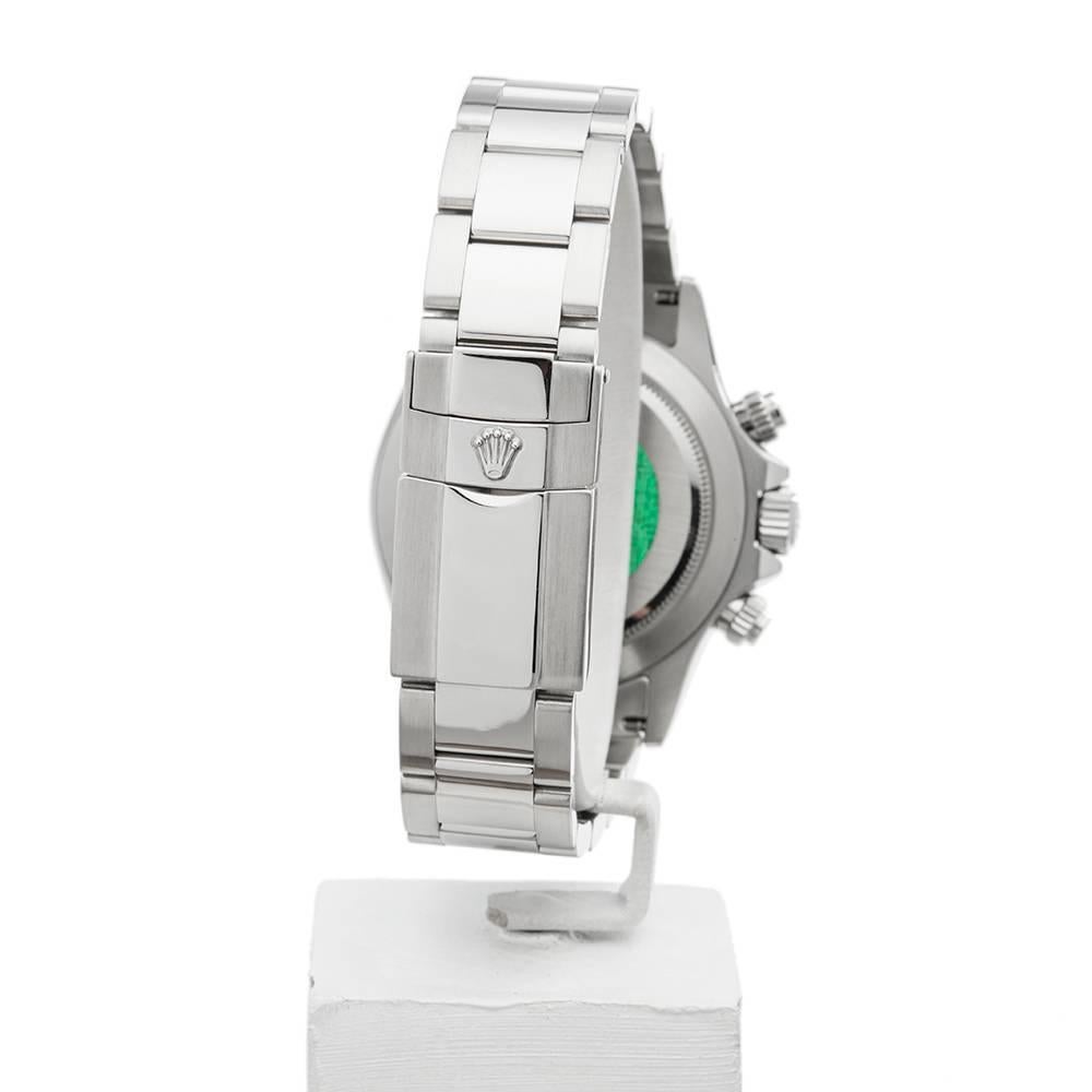 Rolex Stainless Steel Daytona Chronograph Automatic Wristwatch Ref 116520 3