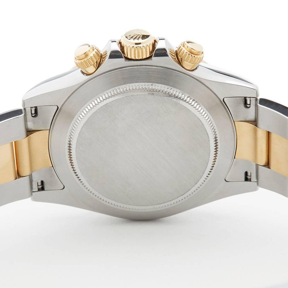 Rolex Yellow Gold Stainless Steel Daytona Automatic Wristwatch Ref 116523, 2009 4