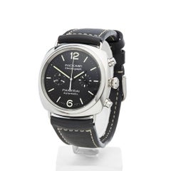 Panerai Radiomir Stainless Steel Chronograph Automatic Wristwatch Ref PAM00369