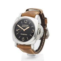Panerai Luminor Stainless Steel Mechanical Wristwatch Ref PAM00422