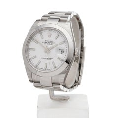 Rolex Stainless Steel Datejust Automatic Wristwatch Ref 126300