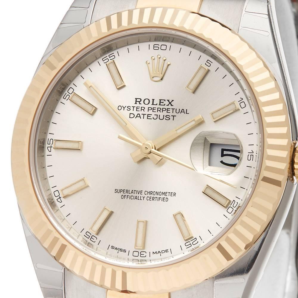 Rolex Yellow Gold Stainless Steel Datejust Automatic Wristwatch Ref 126333 In New Condition In Bishop's Stortford, Hertfordshire