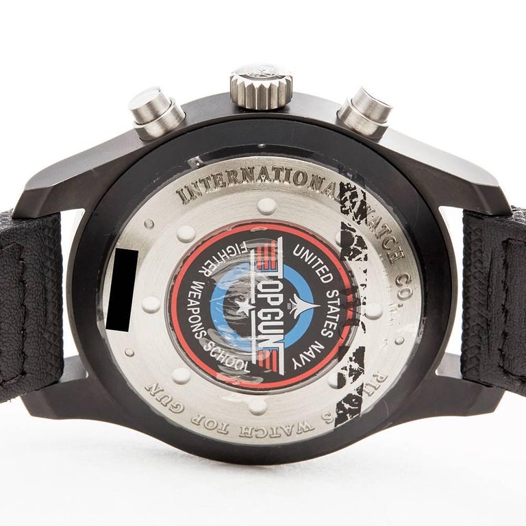 IWC Ceramic Pilots Chronograph Top Gun Automatic Wristwatch Ref ...
