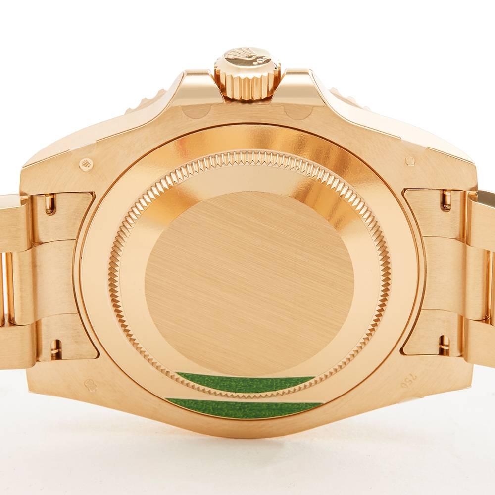 Rolex Yellow Gold Gmt-Master II Automatic Wristwatch, 2017 4