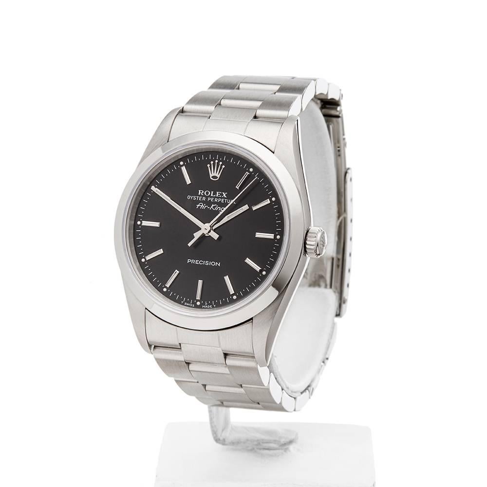 
Ref: W4294
Model Number: 14000
Serial Number: U33****
Condition: 9 - Excellent Condition
Age: 15th July 1987
Case Size: 34mm
Box and Papers: Box and Guarantee
Movement: Automatic
Case: Stainless Steel
Dial: Black Baton
Bracelet: Stainless Steel