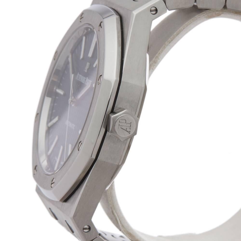 Men's Audemars Piguet Stainless Steel Royal Oak Boutique Automatic Wristwatch, 2015