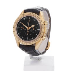 Omega Yellow Gold Speedmaster 150th Anniversary Mechanical Wind Wristwatch, 1998