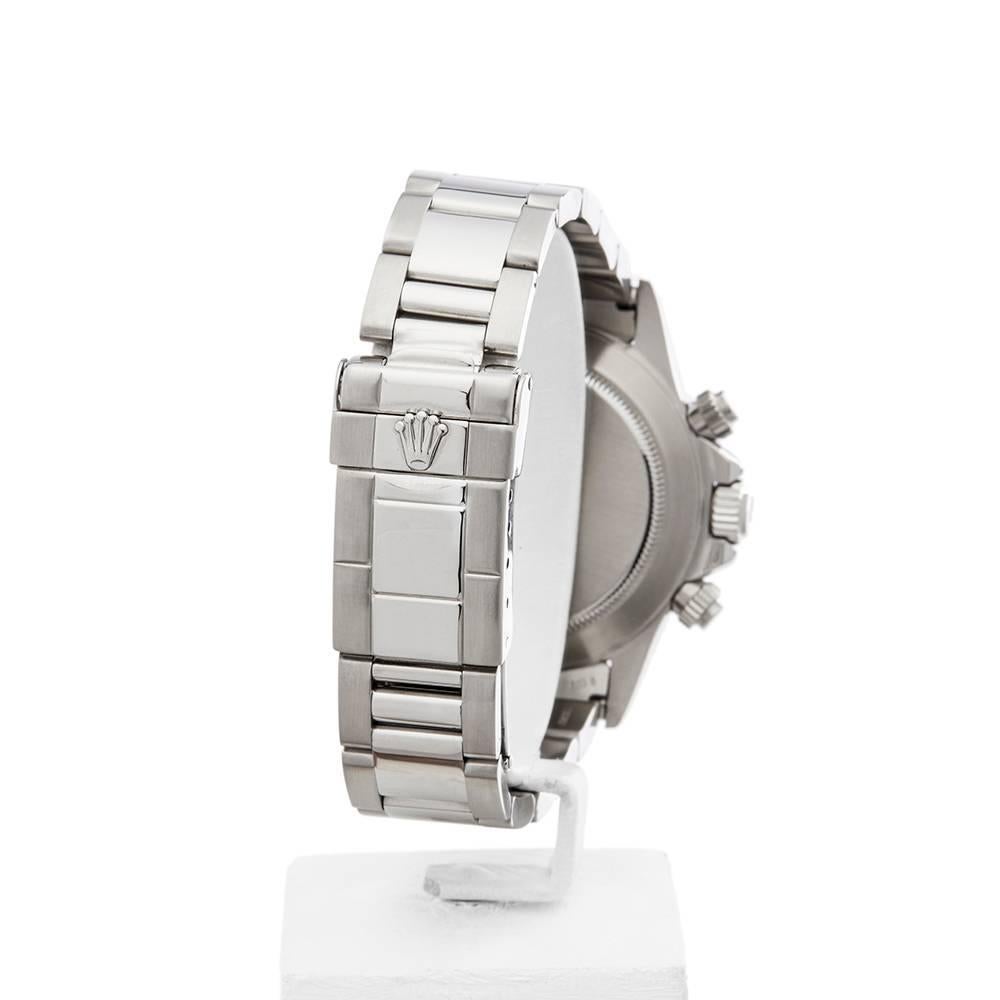 Rolex Stainless Steel Daytona Automatic Wristwatch Ref 16520, 1998 3