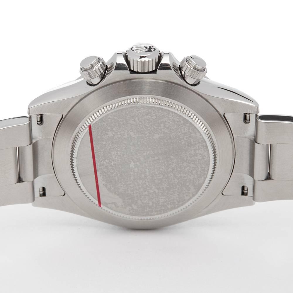 Rolex Stainless Steel Daytona Automatic Wristwatch Ref W4406 3