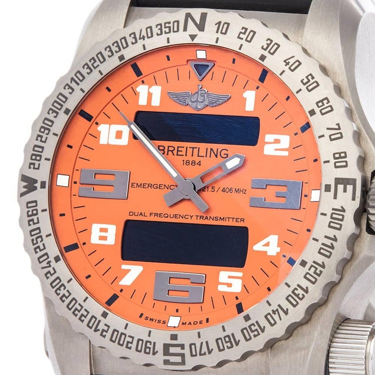 Breitling Emergency Ii Titanium Gents E76325A5 For Sale at 1stDibs