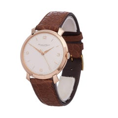 IWC Vintage Shark Fin 18 Karat Rose Gold Gents, 1960s