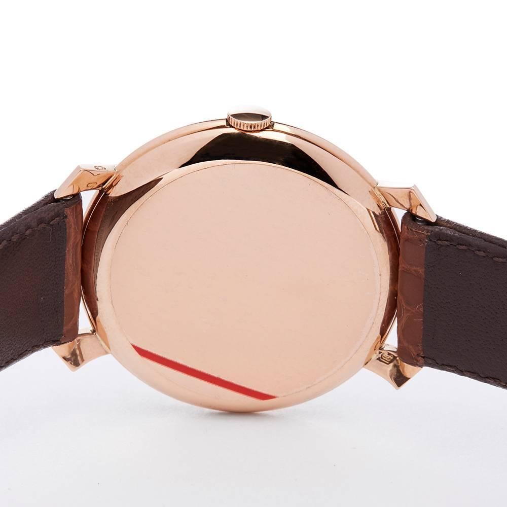 IWC Vintage Shark Fin 18 Karat Rose Gold Gents, 1960s at 1stDibs | iwc ...