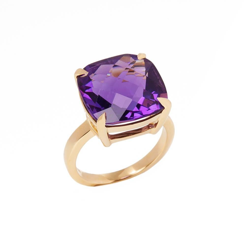 Tiffany and Co. Amethyst Sparkler Ring 