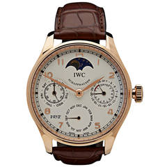 IWC Rose Gold Portuguese Automatic Wristwatch Ref IW502306