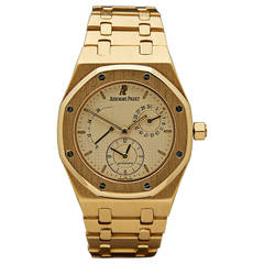 Audemars Piguet Yellow Gold Royal Oak Power Reserve Wristwatch Ref 25730BA