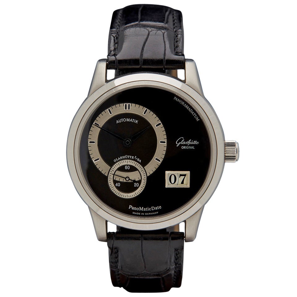 Glashutte Platinum Panomatic Date Limited Edition Wristwatch Ref 9001030304