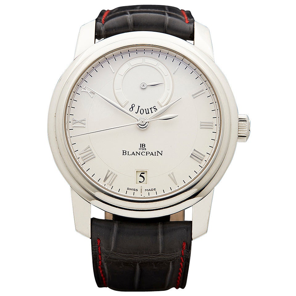 Blancpain Platinum Le Brassus 8 Days Wristwatch Ref 4213-3442-55B