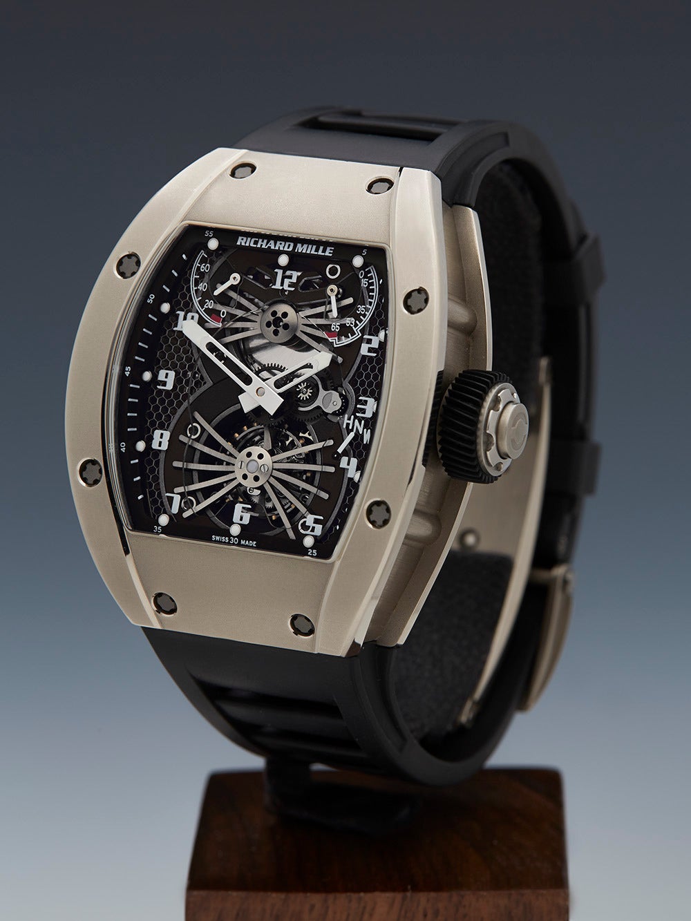 Richard Mille White Gold Aerodyne Tourbillon Wristwatch Ref RM021 AJ WG