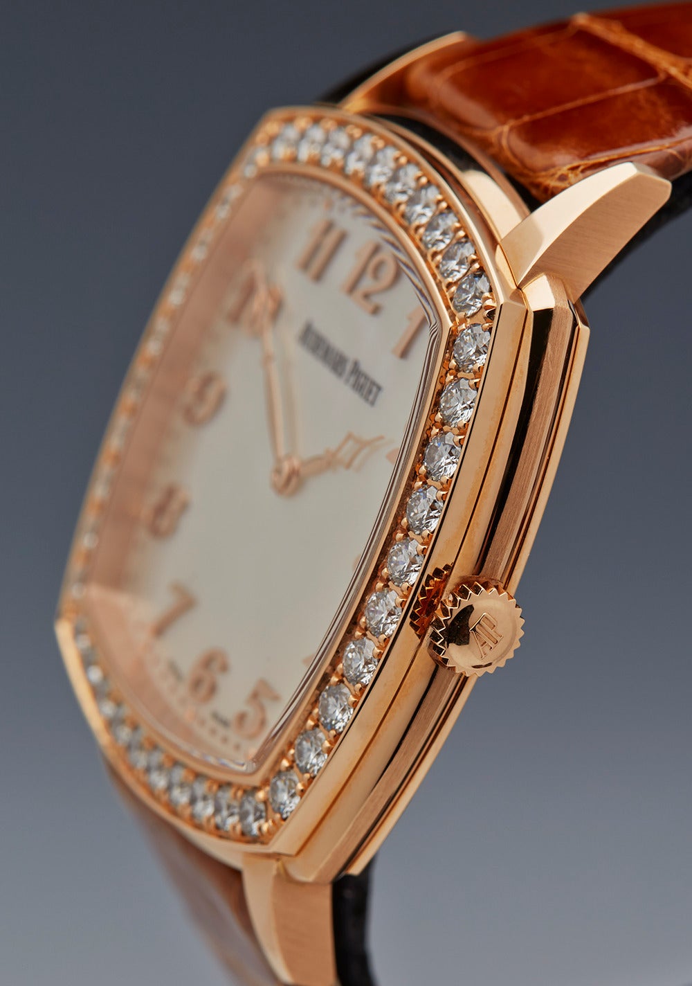 Women's Audemars Piguet Ladies Rose Gold Diamond Tradition Automatic Wristwatch